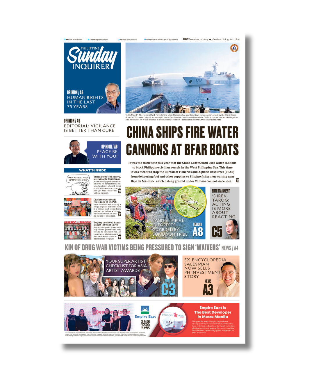 INQUIRER NEWSPAPER BUNDLE: ASIA ARTIST AWARD - Image 4