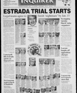 2000.12.07 Estrada Trial Starts