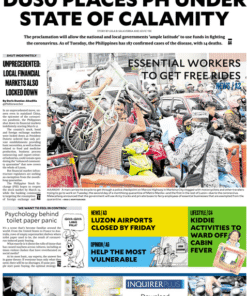 2020.03.18 State Of Calamity