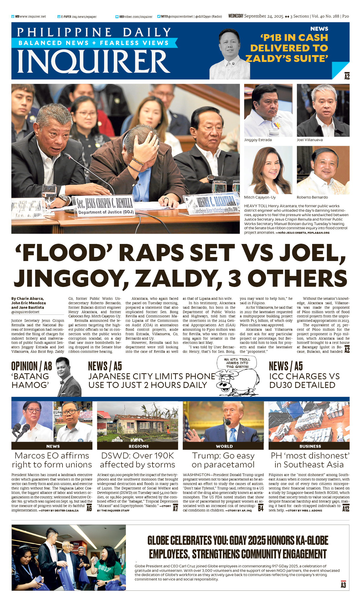 September 24, 2025: Flood Raps Set